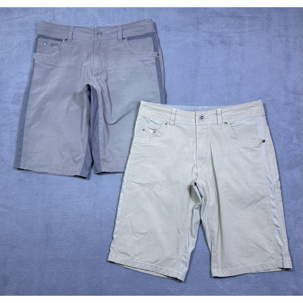 Lot Of 2 Kuhl Shorts Mens 32 Performance Utility Gorpcore Technical Outdoors